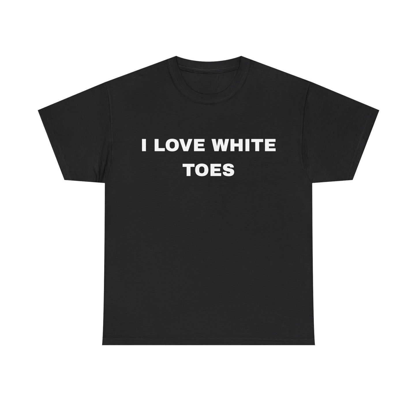 I Love White Toes - Unisex Cotton Tee