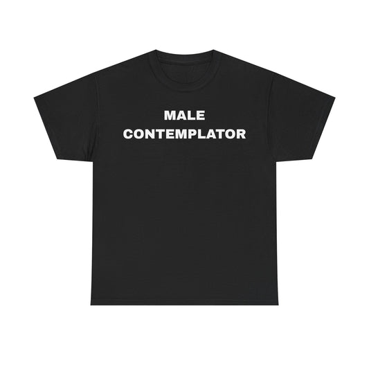 Male Contemplator - Unisex Heavy Cotton Tee