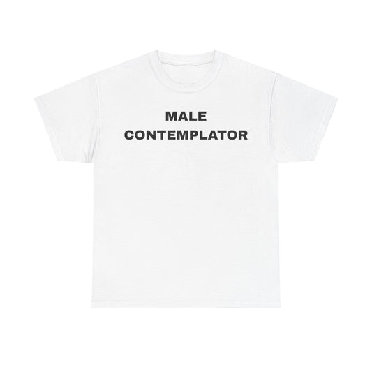 Male Contemplator - Unisex Heavy Cotton Tee