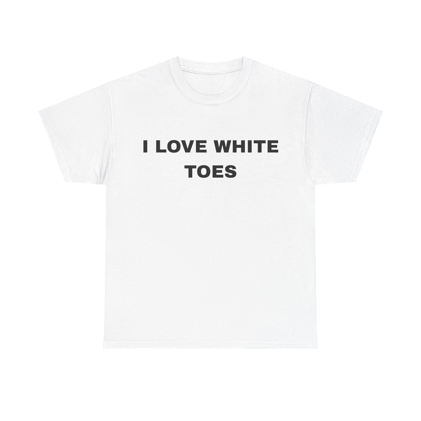 I Love White Toes - Unisex Cotton Tee